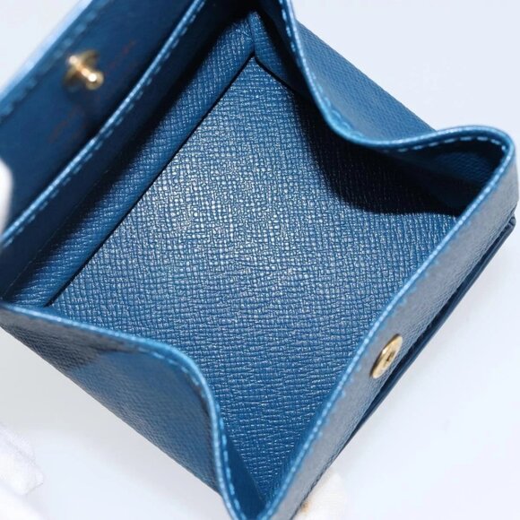 LOUIS VUITTON Epi Porte Monnaie Boite Coin Purse Blue M63695 LV Auth 143153V - Picture 10 of 16